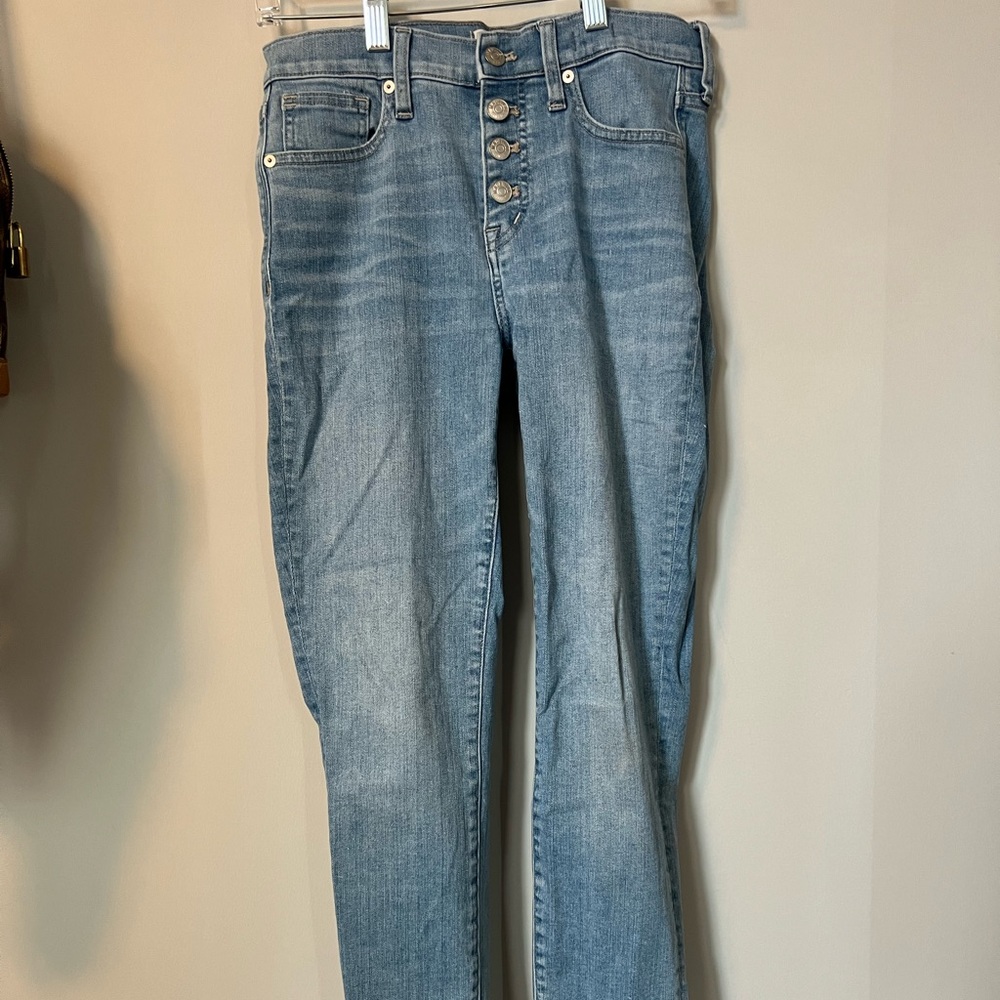 Madewell 9” High Rise Skinny Crop Jeans